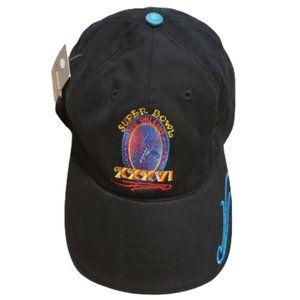 NFL Superbowl 36 XXXVI Football Hat New Orleans Cap Black / Teal Brand New NWT